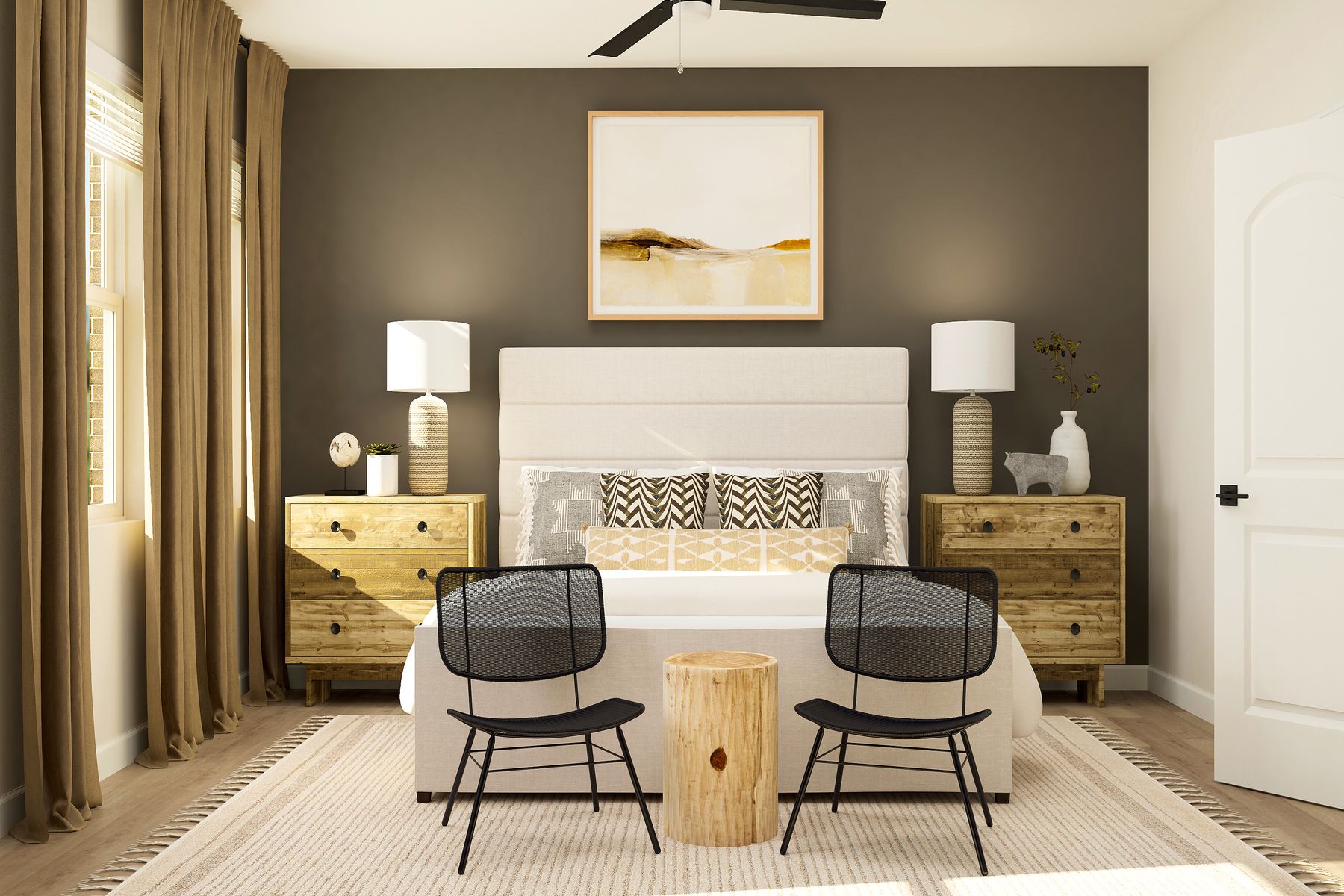 The master suite is your own private retreat!