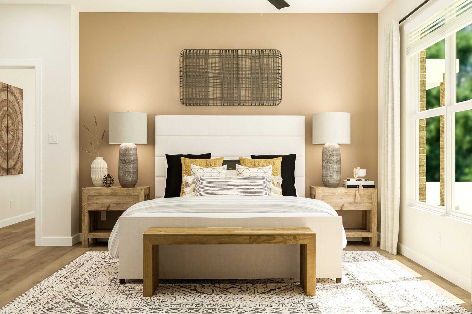 The master suite is your own private retreat!