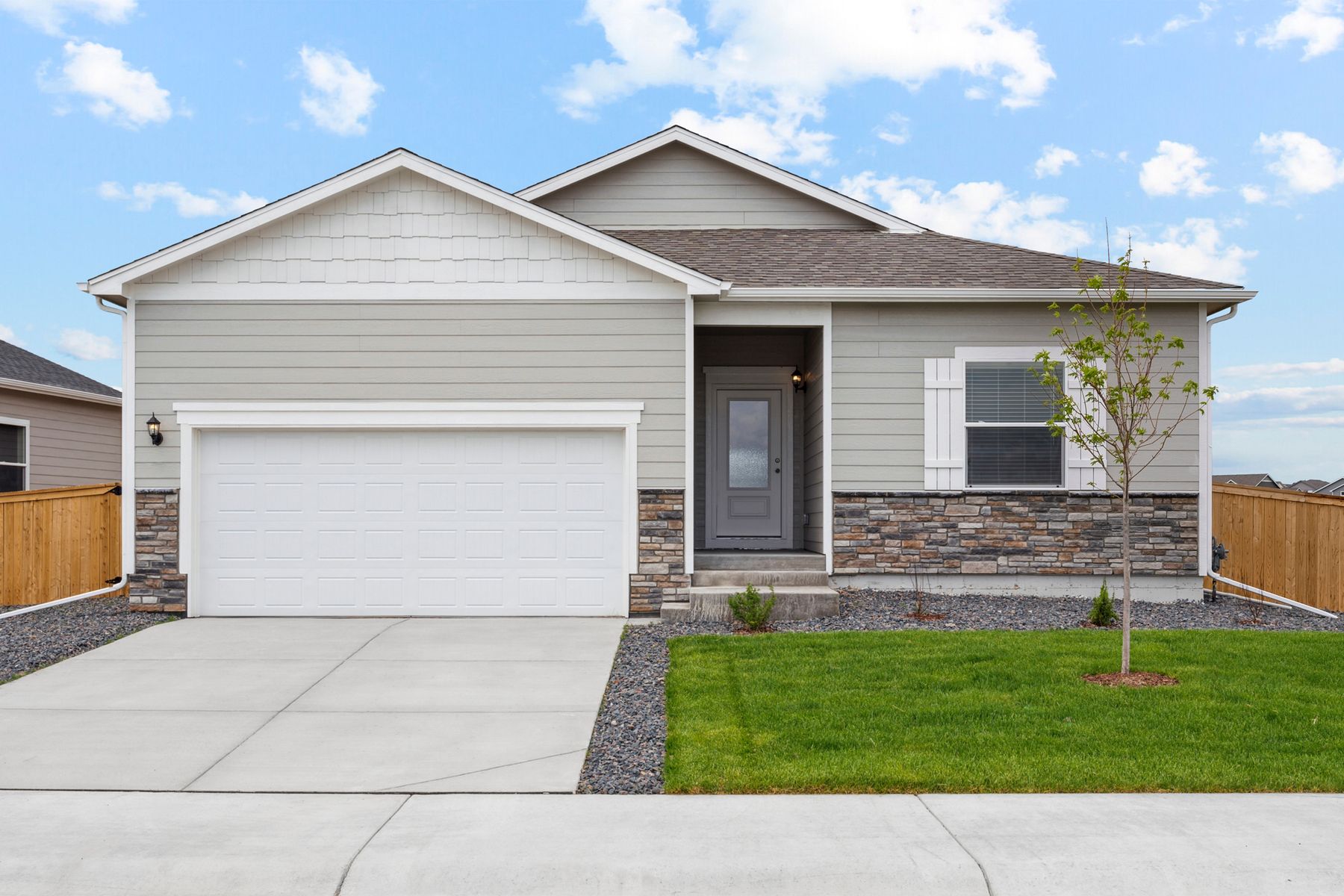 The Pike is a beautiful, one-story home located at Hidden Valley Farm.