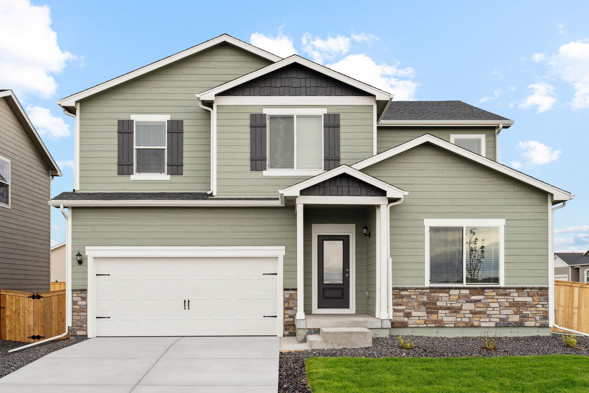 We have one to two story homes here at Hidden Valley Farm.