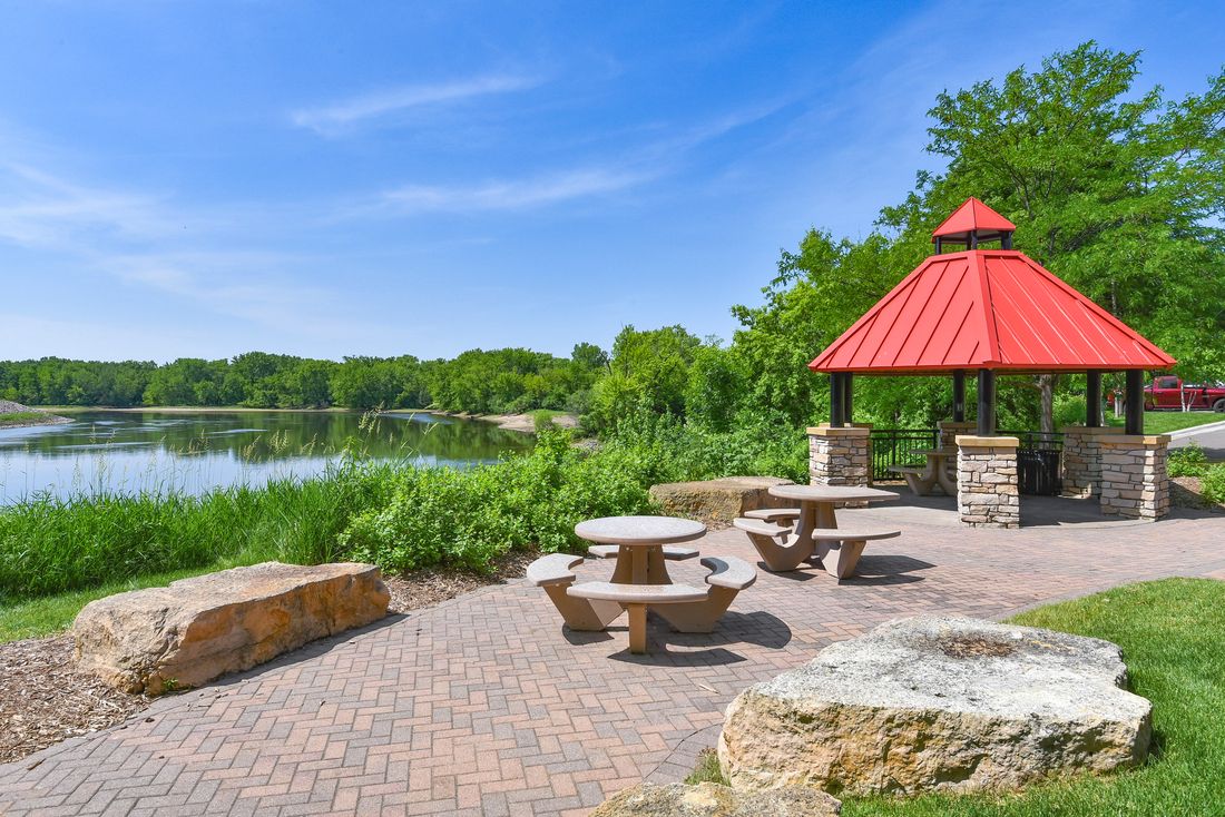 Rivers Edge Commons, located near Miske Meadows, is a great community gathering space.