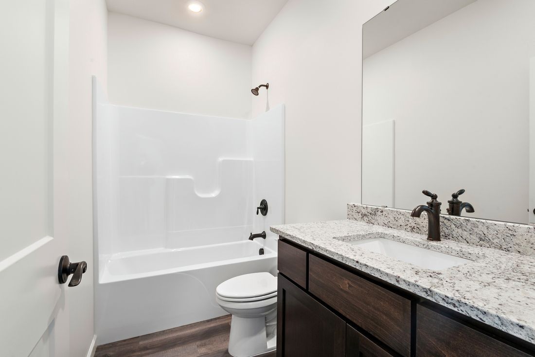 Spacious secondary bathrooms.