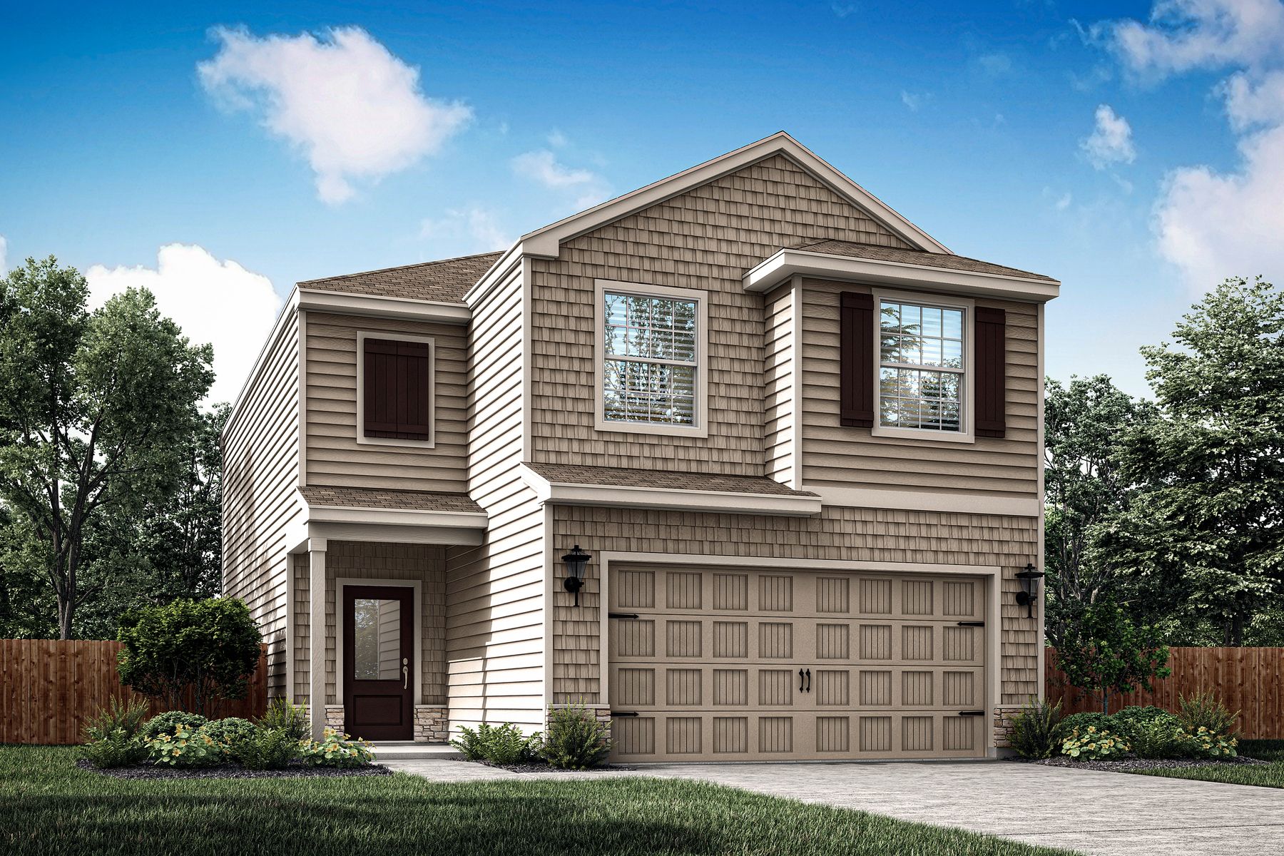 The Mesquite is a beautiful 3 bedroom, 2.5 bathroom home!