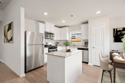 This community has upgraded kitchens with stainless steel appliances and granite countertops!