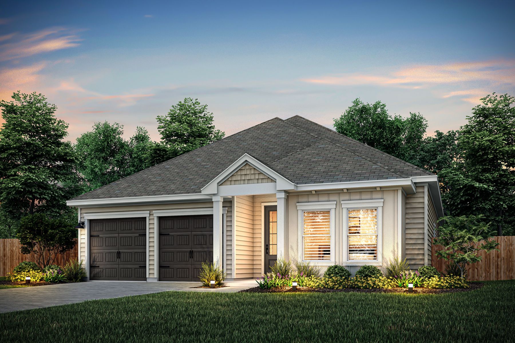 Kendall Plan at Whisper Valley in Manor, TX by Terrata Homes