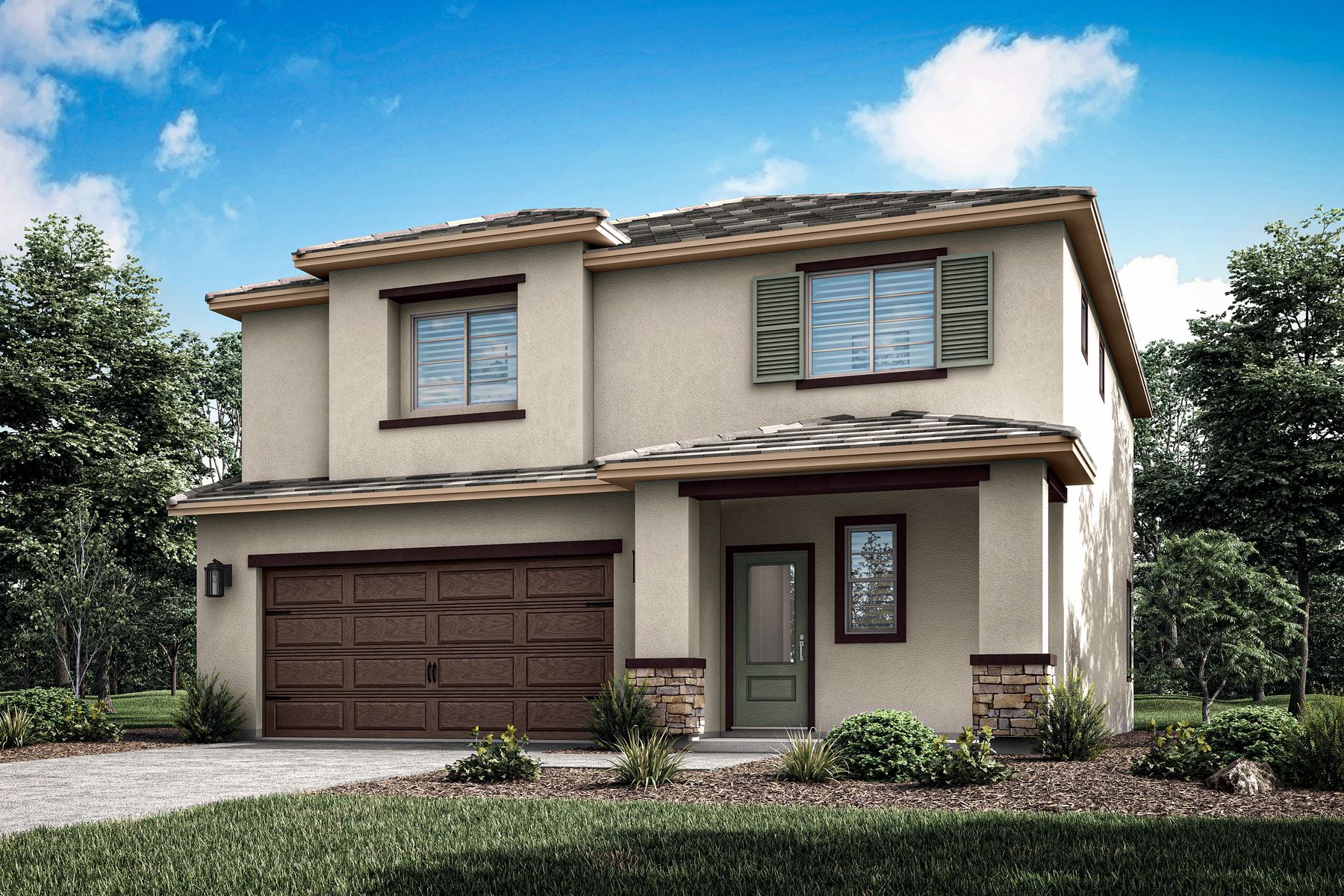 The Redondo is a beautiful 4 bedroom, 2.5 bathroom home.