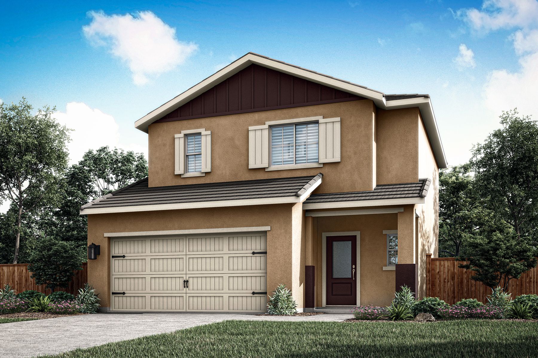 The Davidson is a beautiful 3 bedroom, 2.5 bathroom home!