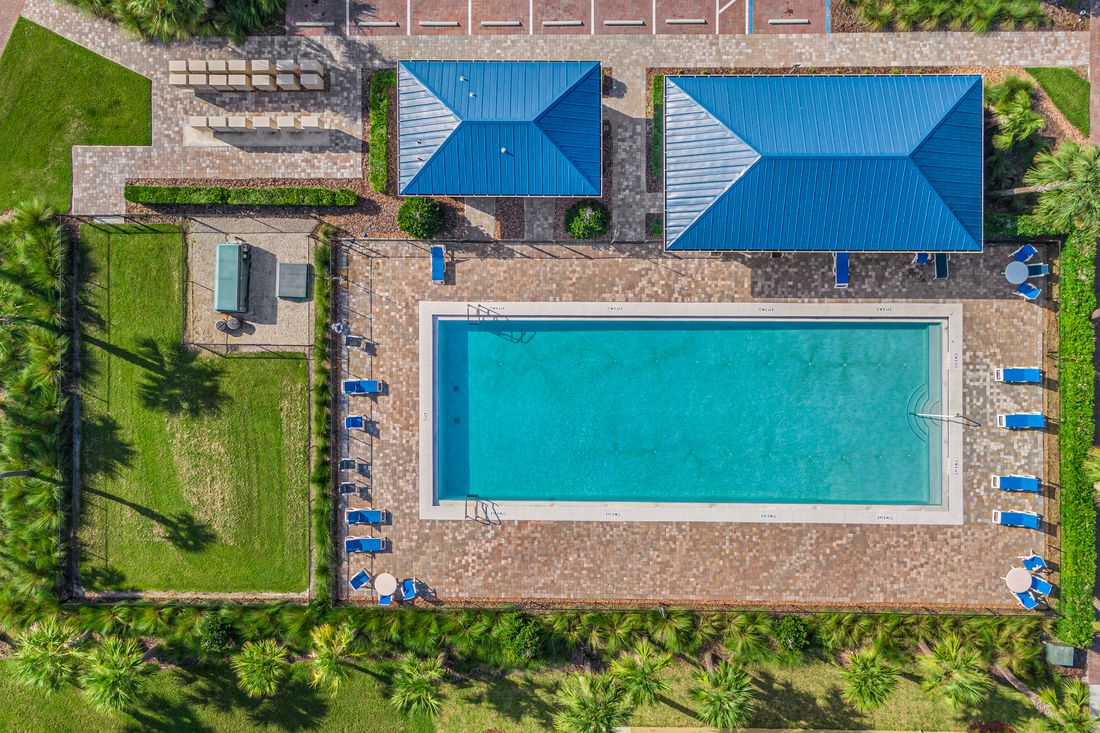 The gorgeous pool at Celebration Pointe  