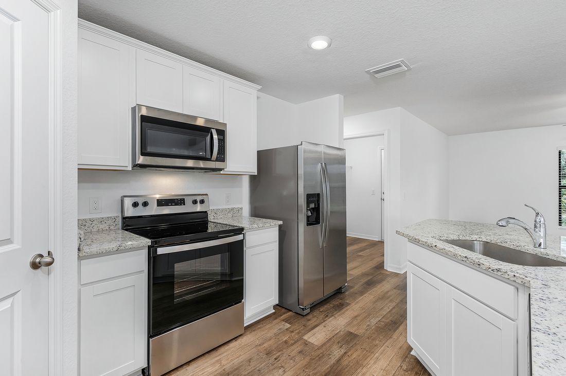 The kitchen is filled with great upgrades