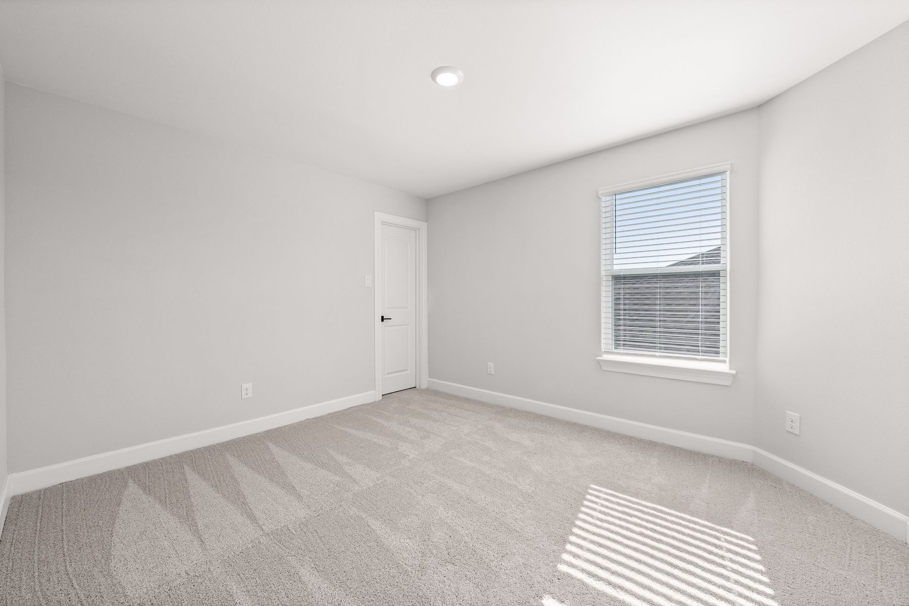 The secondary bedrooms are a great space for a child's bedroom or for a guest room.