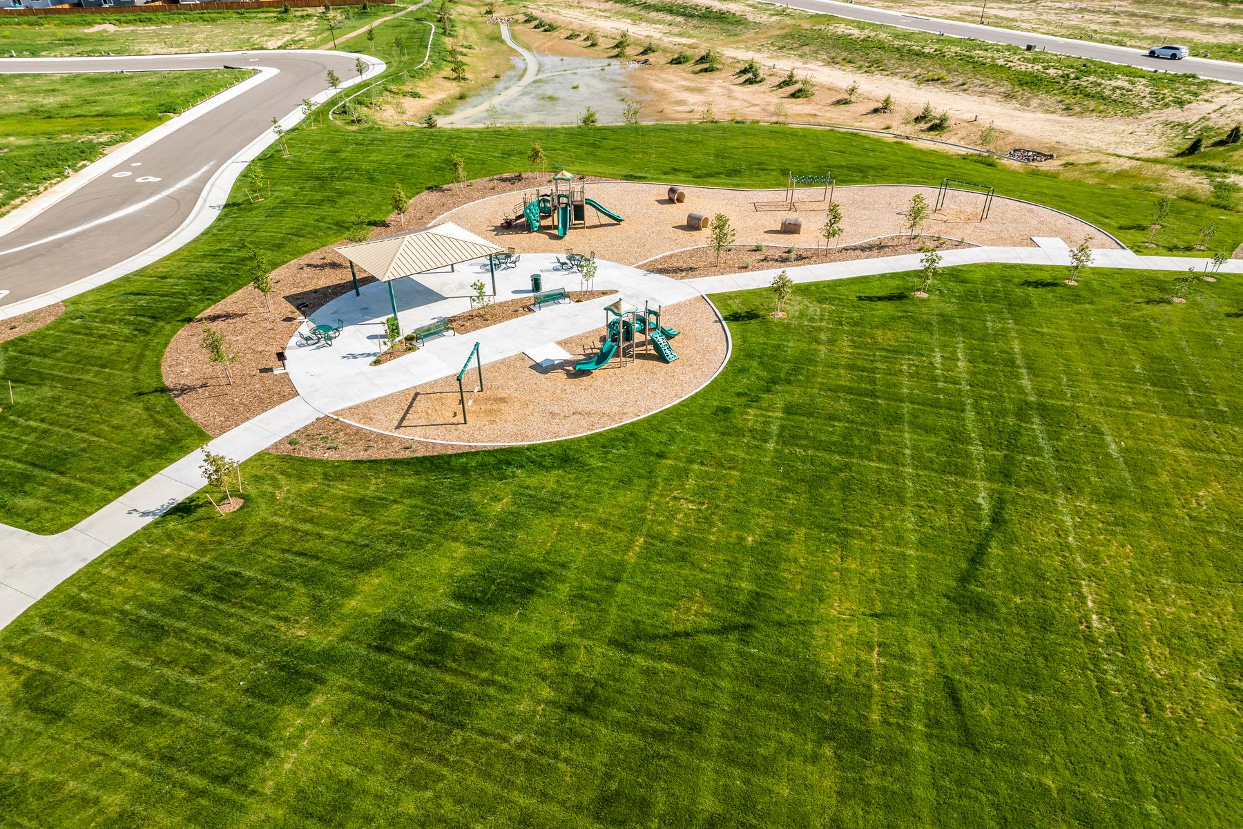 Hidden Valley Farm has a large community park.