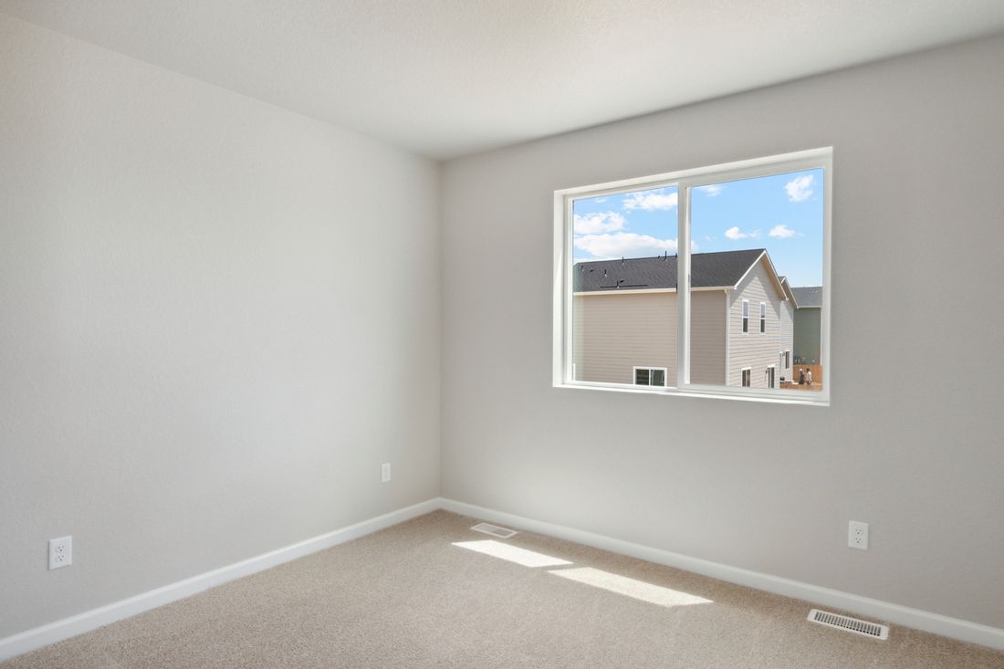 The secondary bedrooms in the Platte are a great space for children's bedrooms or as guest rooms.