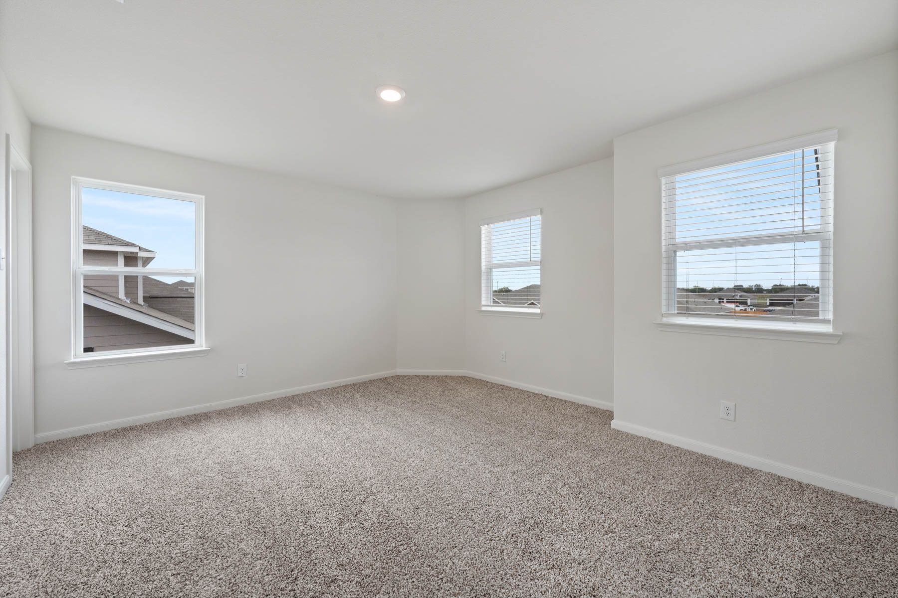The secondary bedrooms of the Driftwood are a great space for children's bedrooms or guest rooms.
