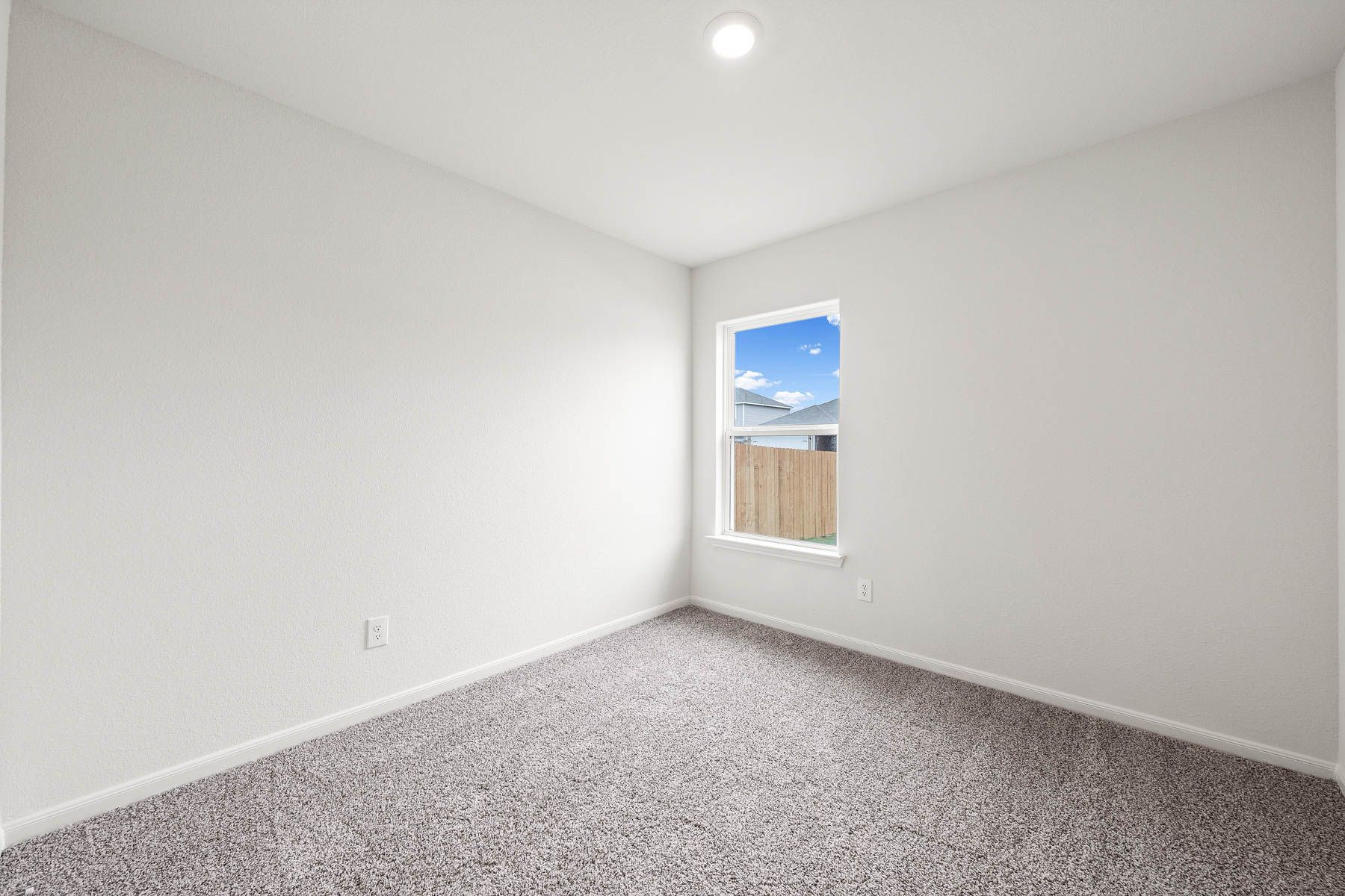The secondary bedrooms are a great space for a child's bedroom or a guest room.
