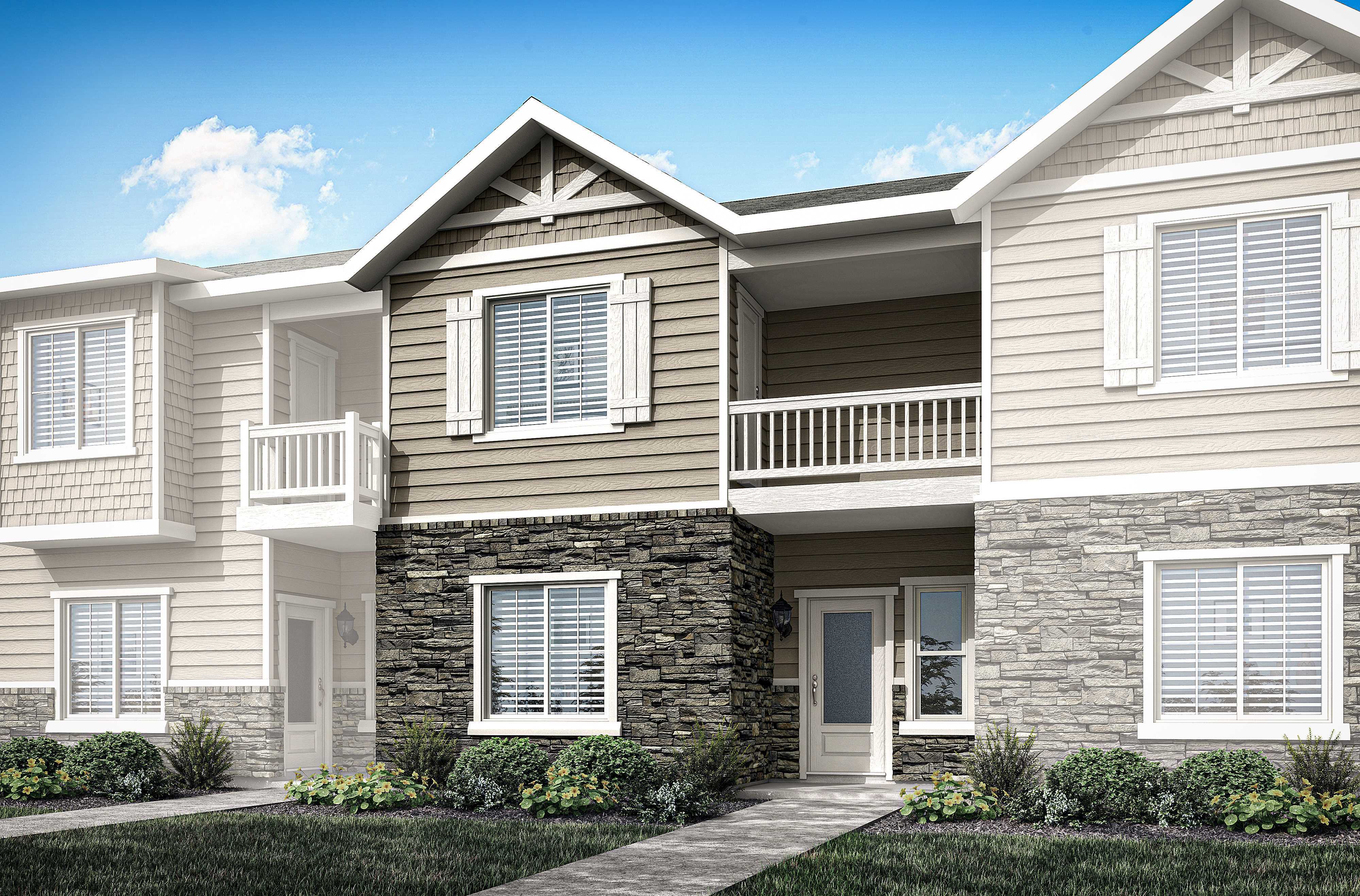 The Vail is a beautiful two-story townhome.