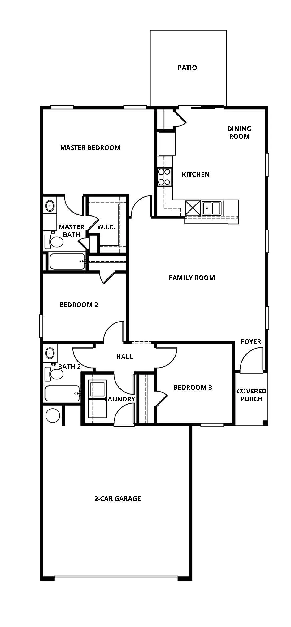 Pecan floor plan layout