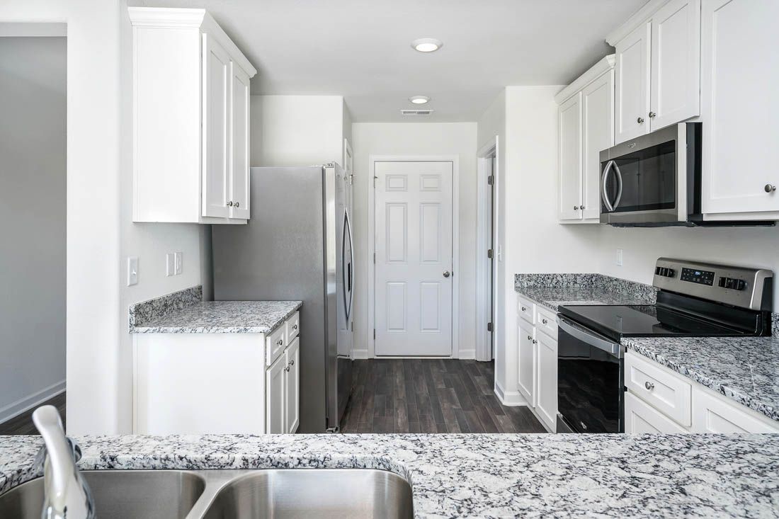 Gorgeous kitchen with white cabinetry