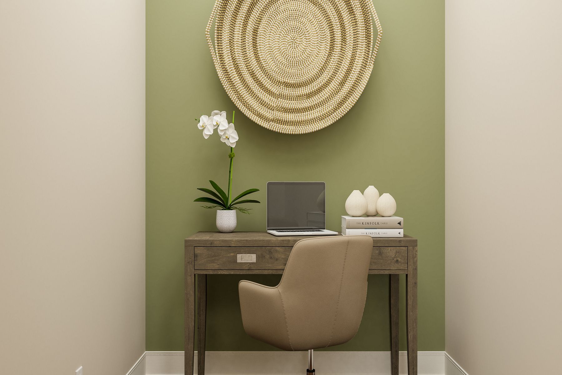 Use some of the space in this beautiful home to create an at-home office.