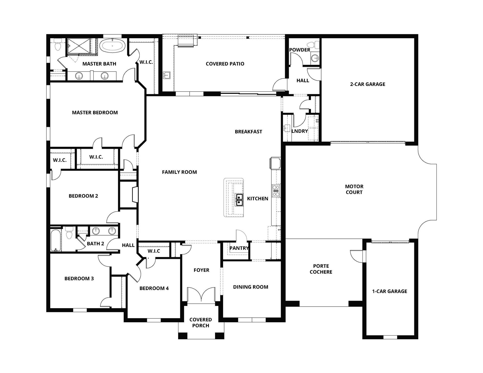 The Garza is a wonderful, open-concept floor plan.