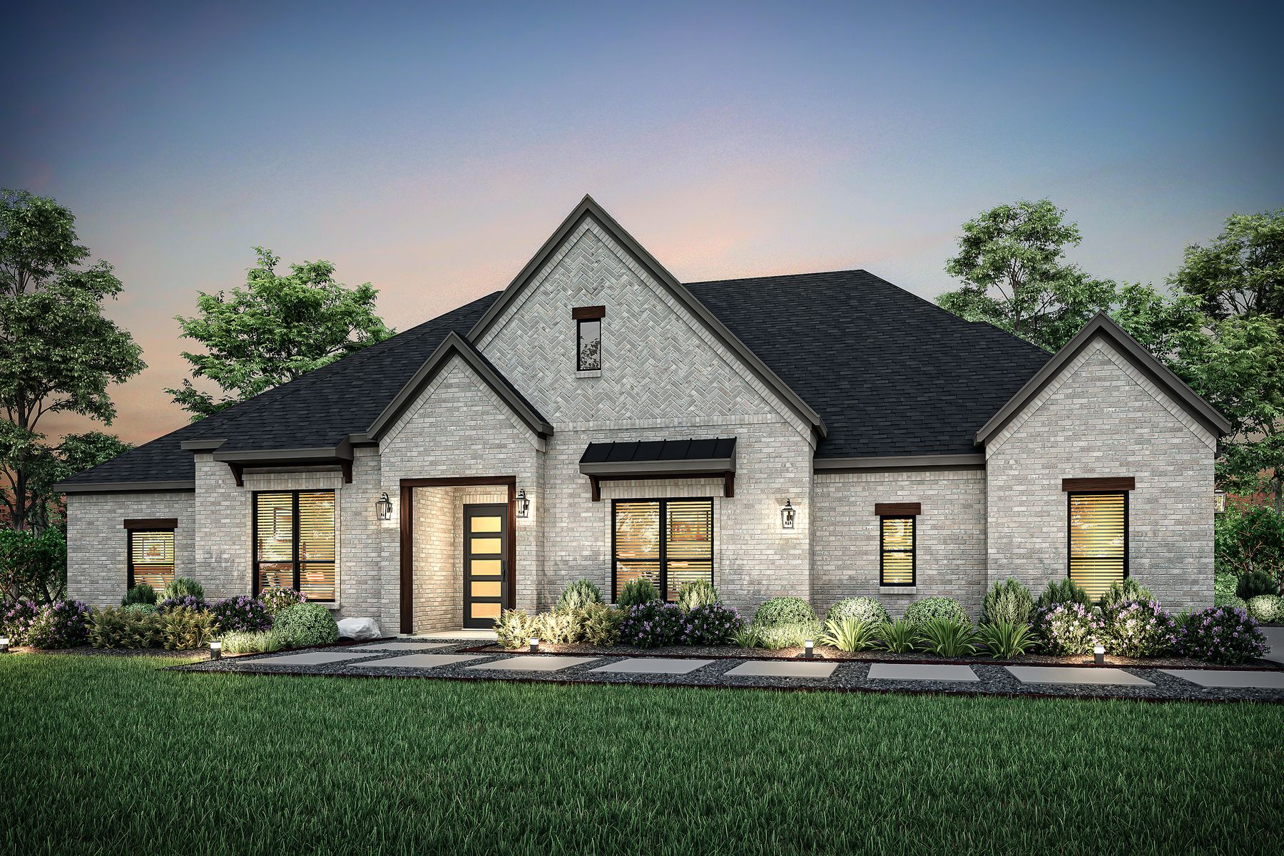 Dusk rendering of the Stratton II.