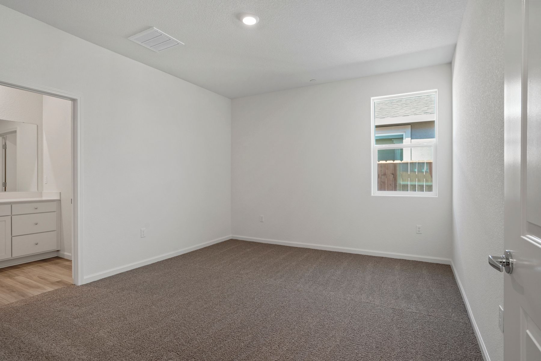 The second bedroom is spacious for family or guests!