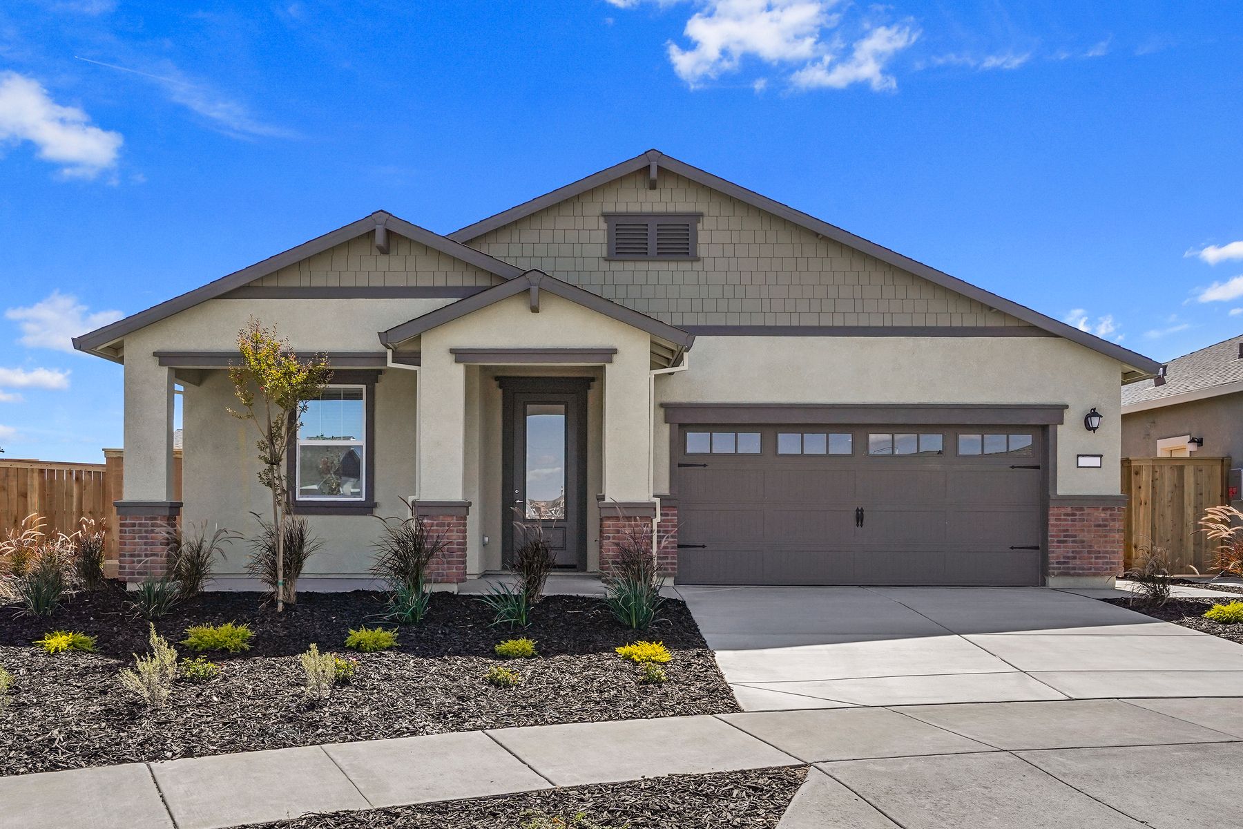 This home has a beautiful covered patio perfect for your morning coffee!