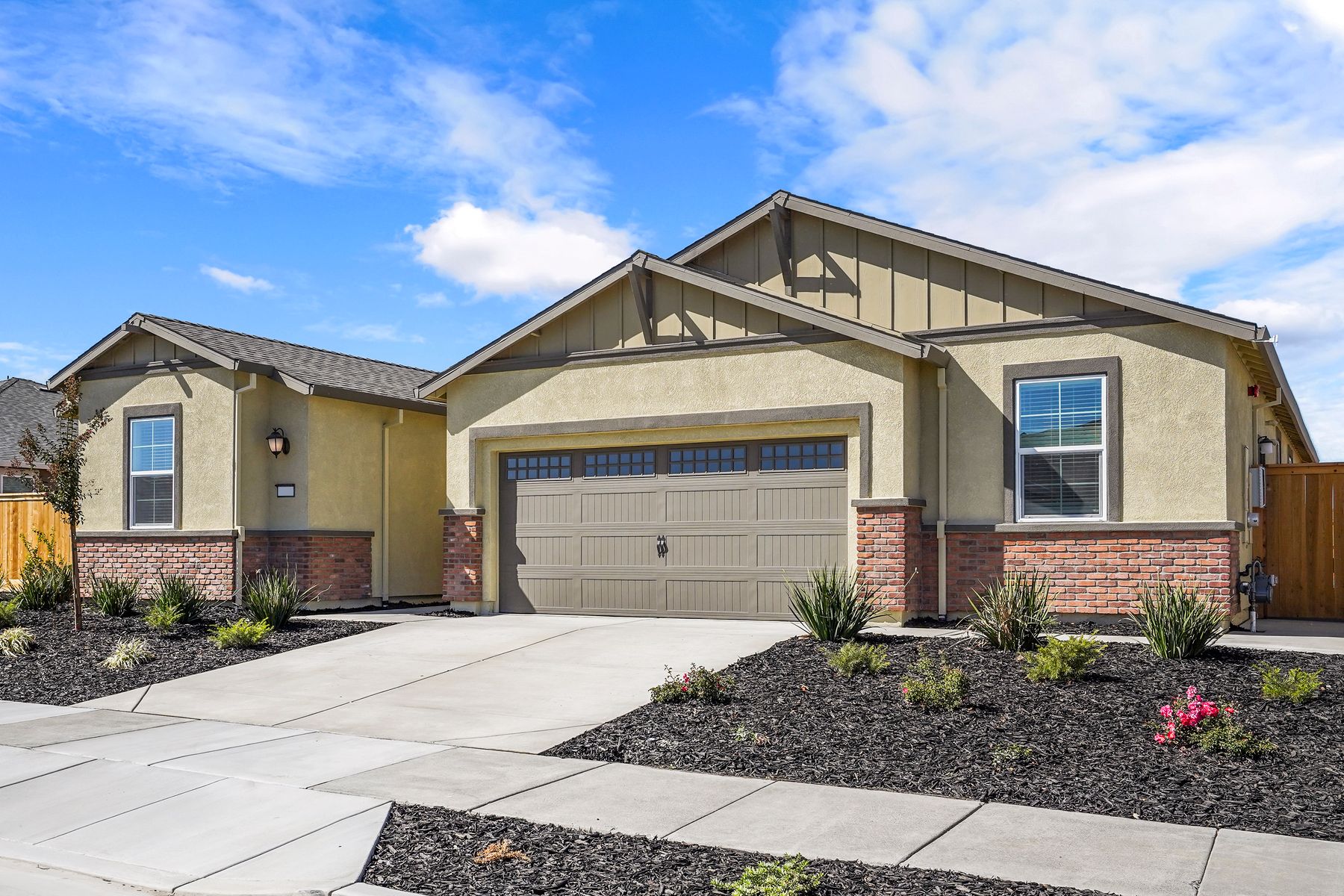 This home has a garage fit for 2-cars