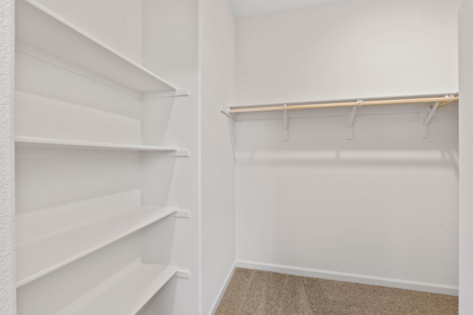 Here is the walk-in closet.