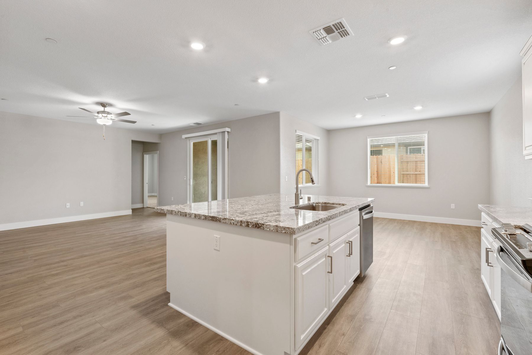 The open-concept layout of this home is perfect for entertaining.