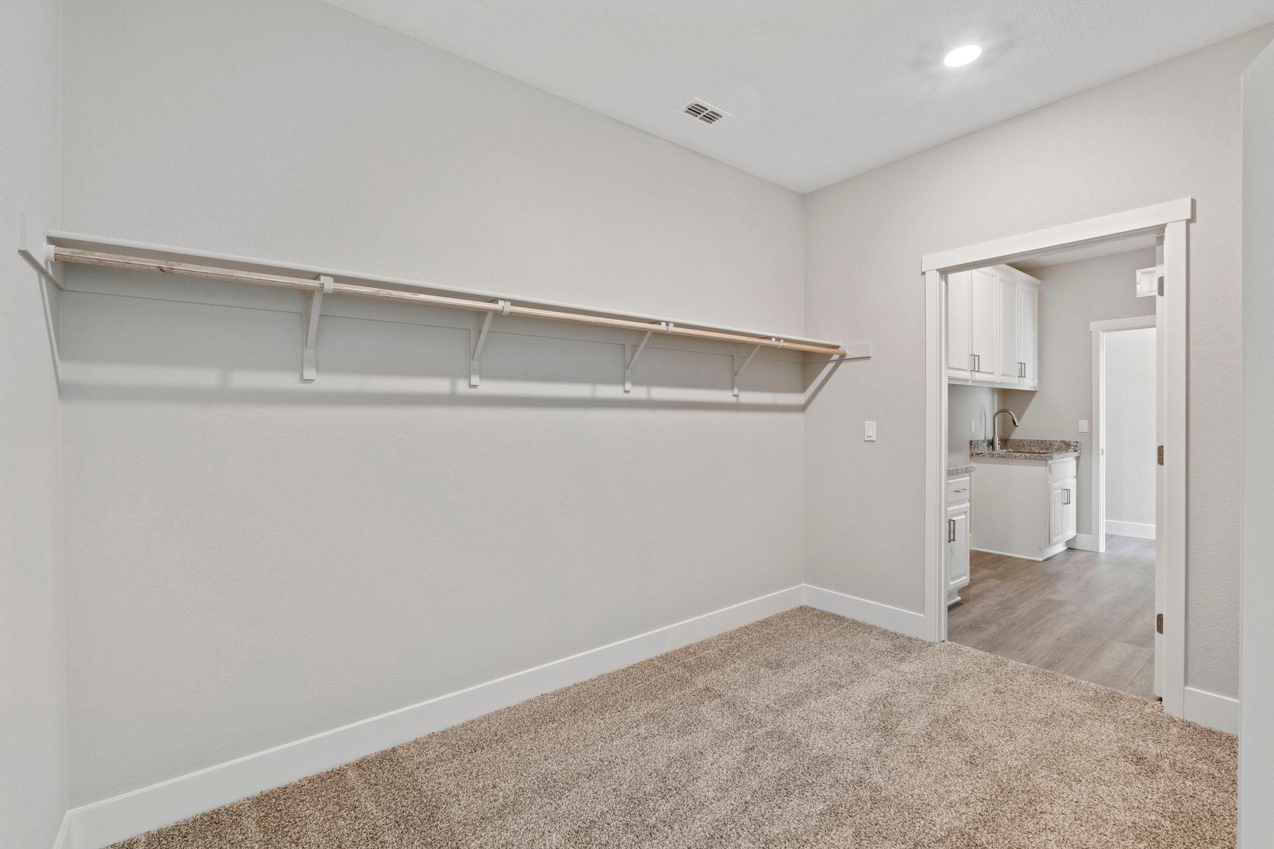 Enjoy the large walk-in closet!