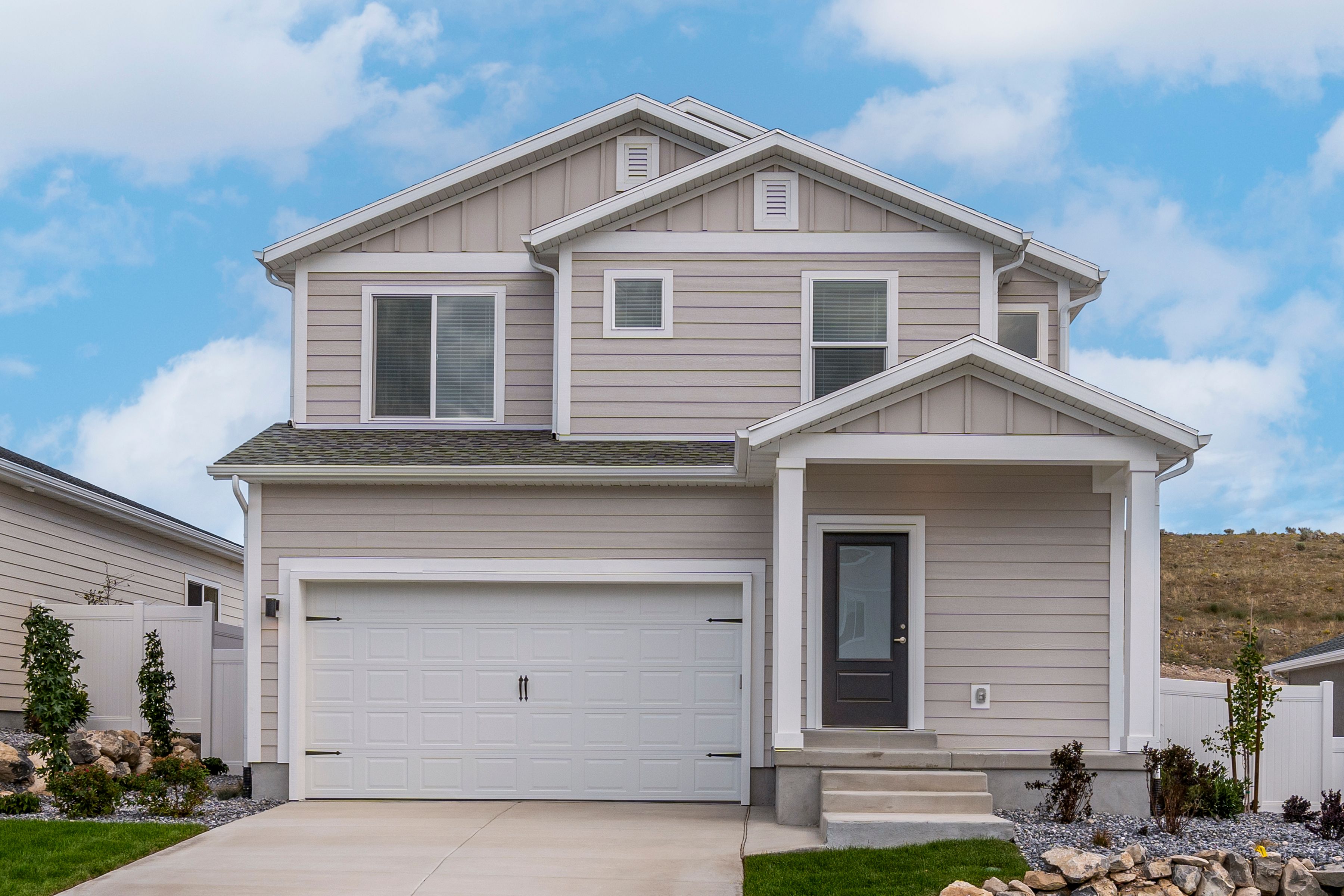 The Logan is a beautiful two-story home.