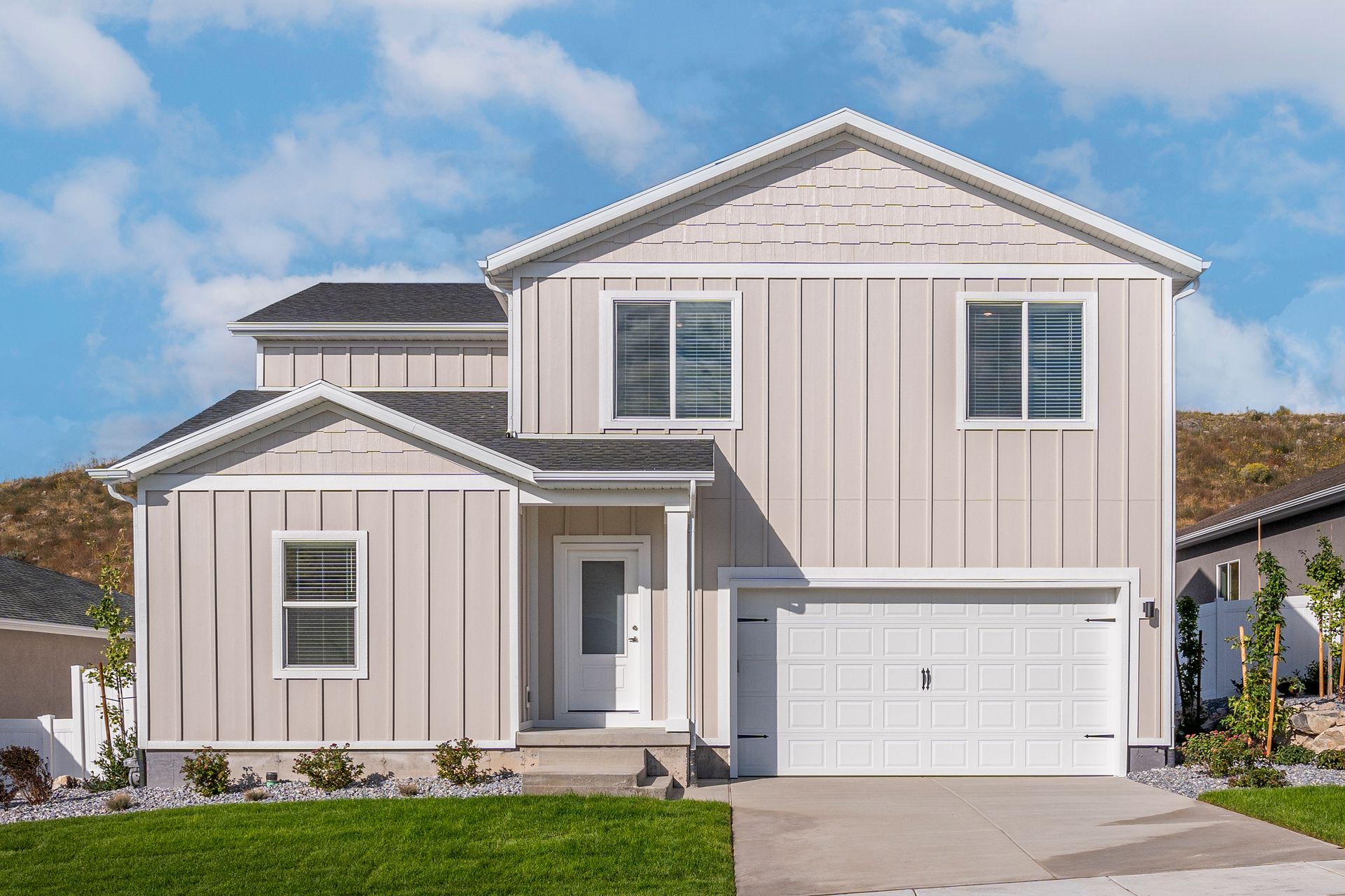 The Thurston is a beautiful two-story home.