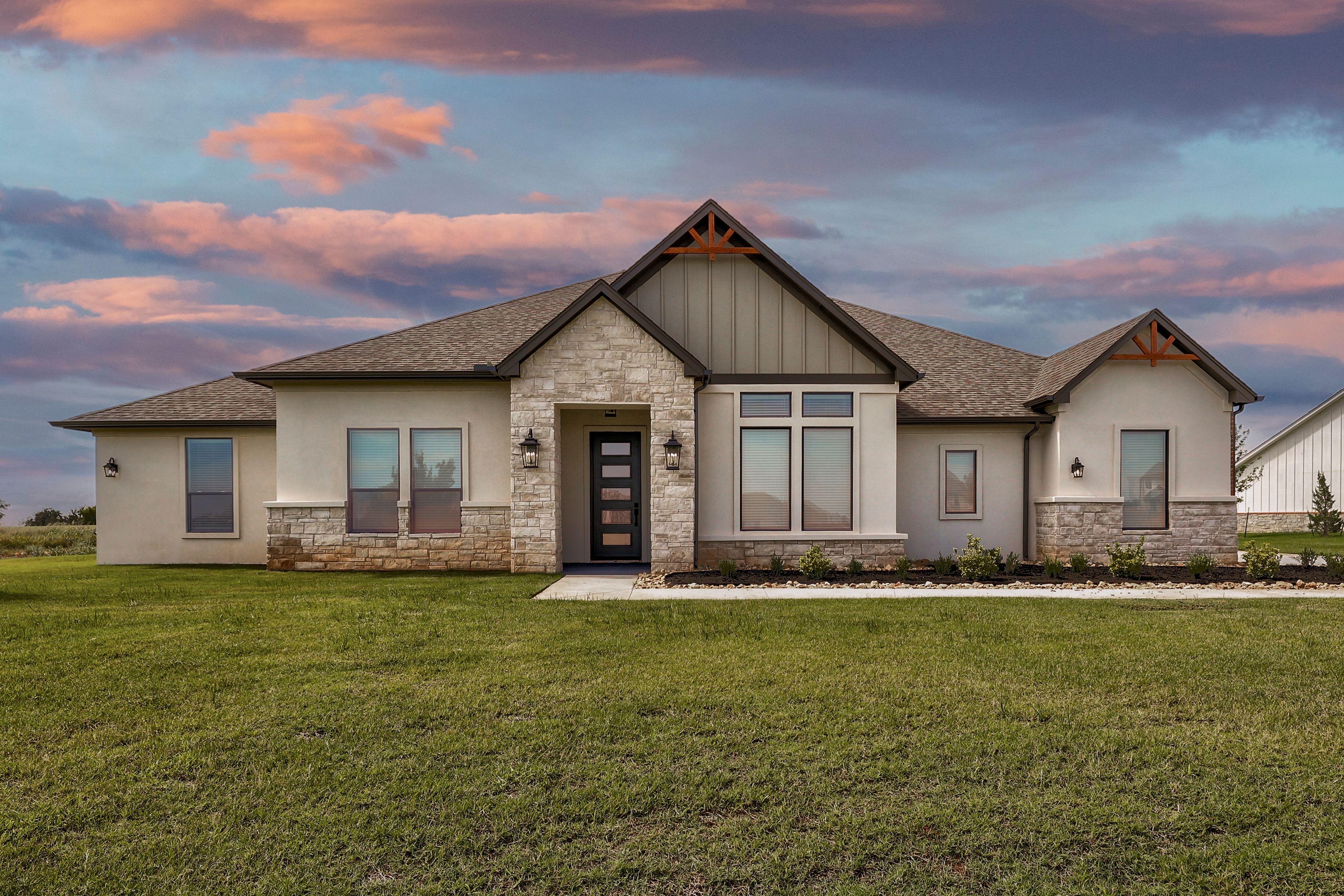 The Thunderbird is a beautiful two-story home.