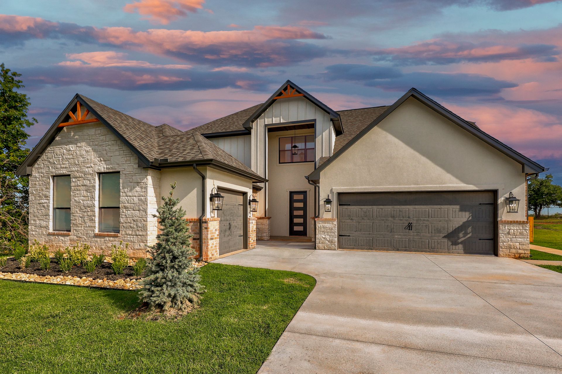 The McAlester is a beautiful one-story home.