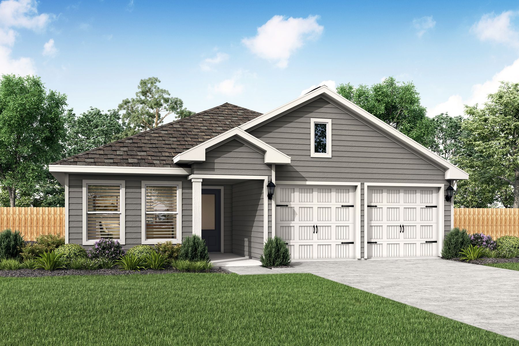The Blanco is a beautiful one-story home.