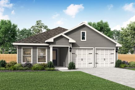 The Blanco is a beautiful one-story home.