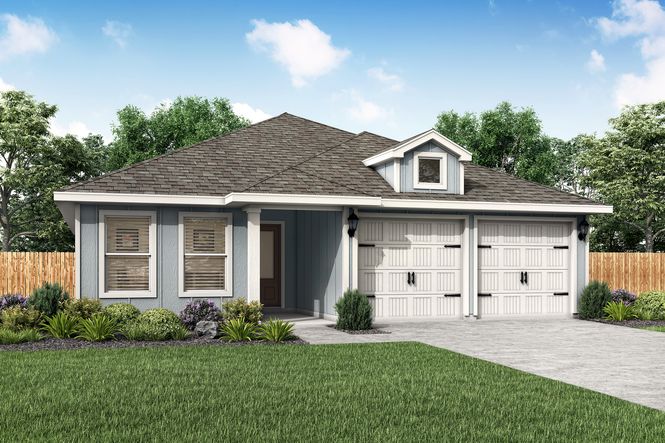The Blanco is a beautiful one-story home.