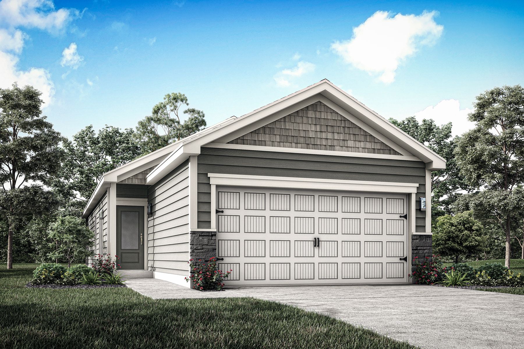 The Alder is a beautiful 3 bedroom home with siding.