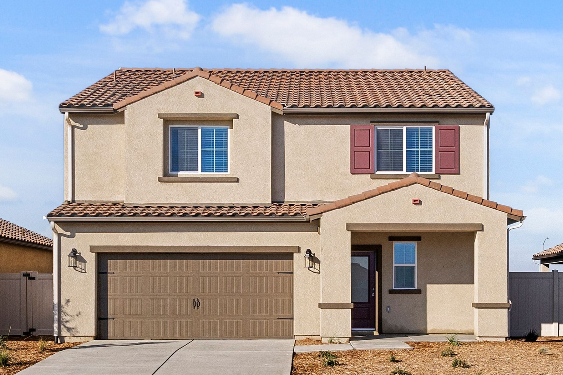 The Redondo is a beautiful two-story home.