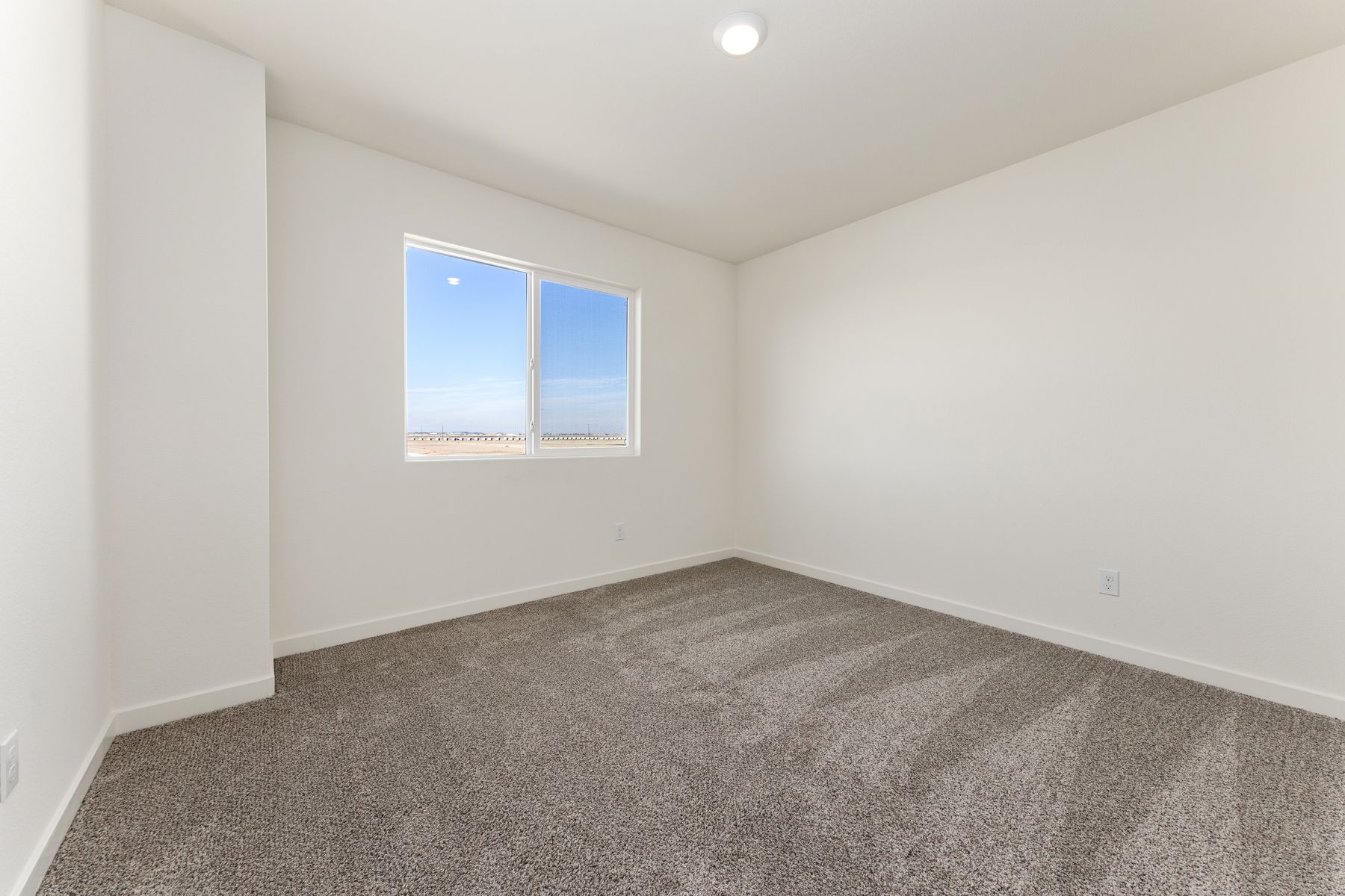 The secondary bedrooms have carpet. 