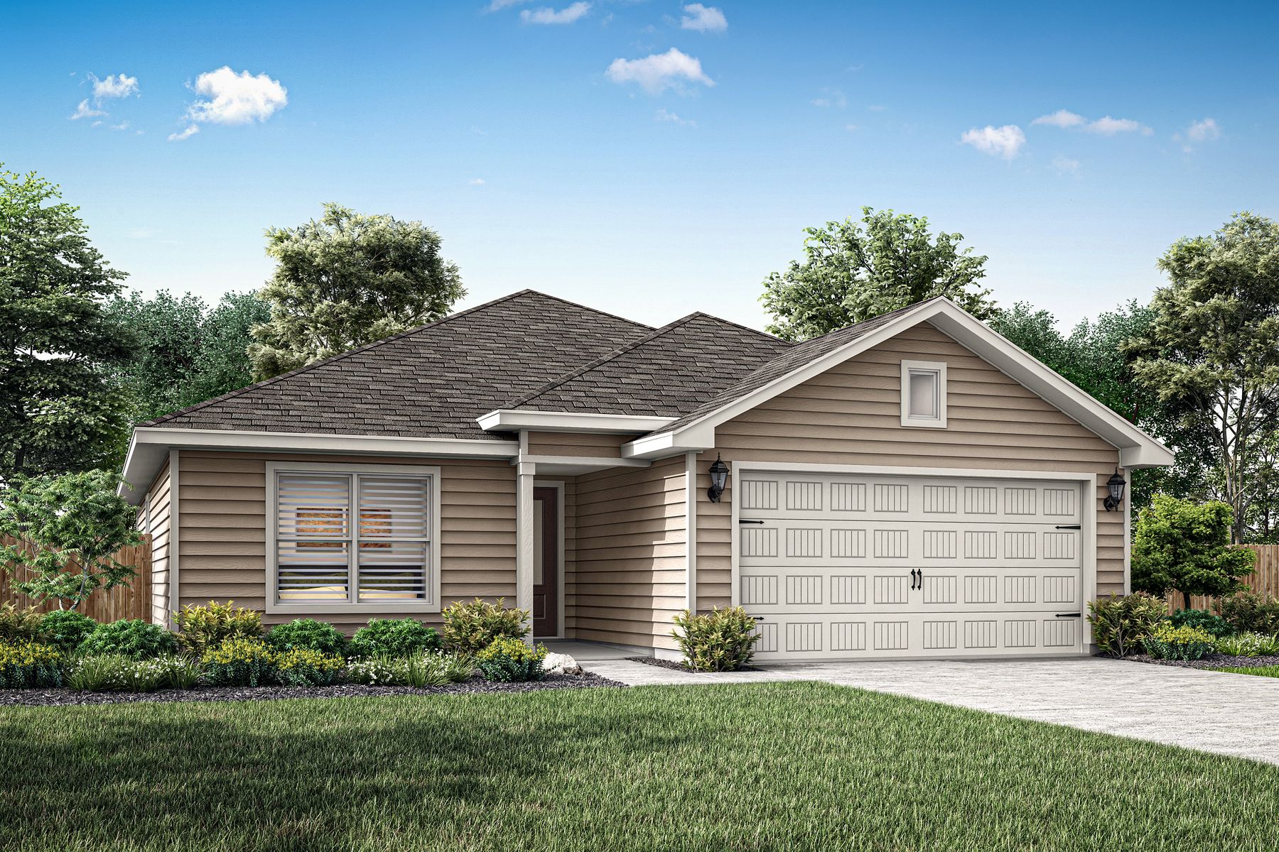 The Rio Grande is a beautiful one-story home.