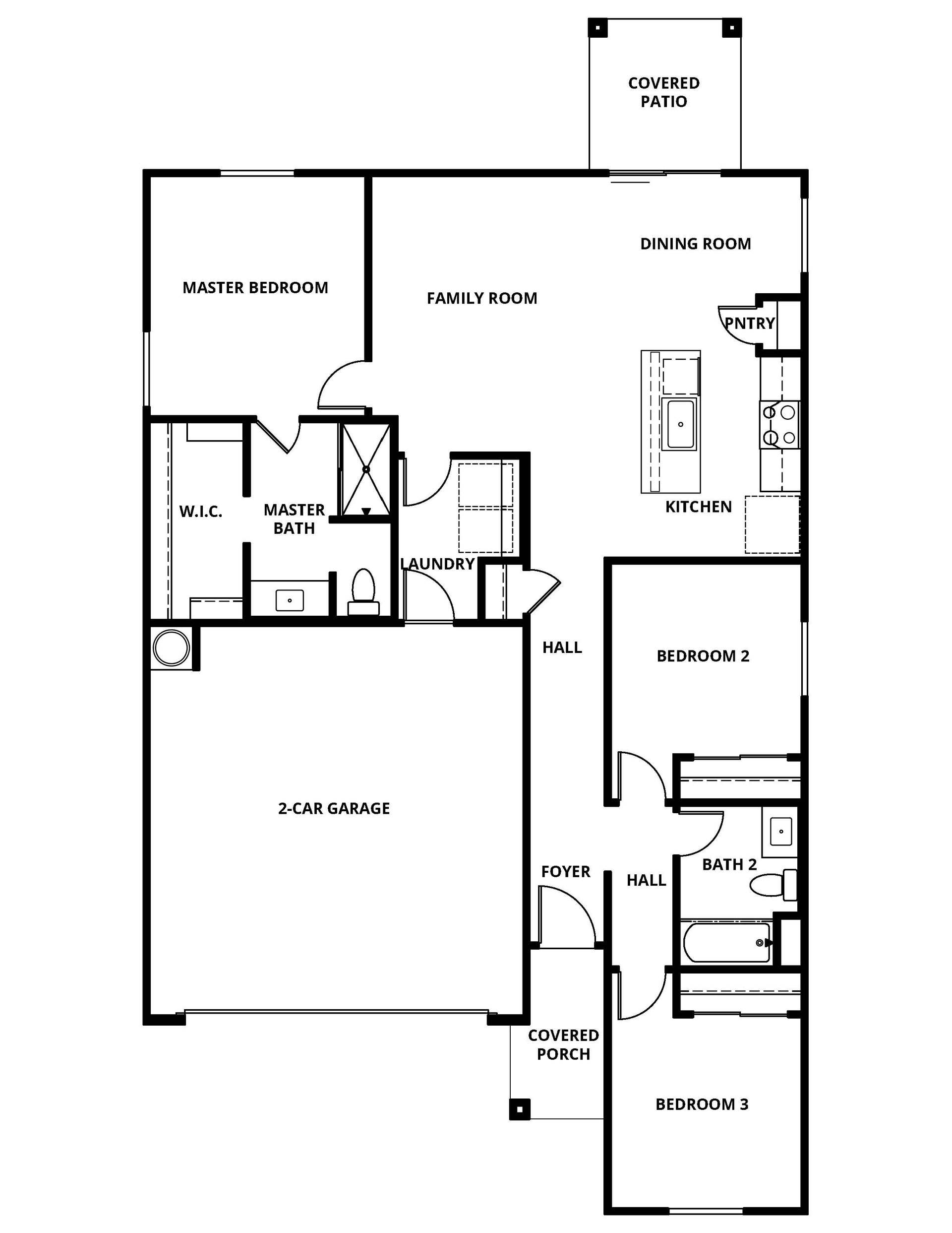 The floor plan of the Ash