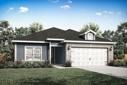 Rendering of the beautiful one-story Rio Grande floor plan.