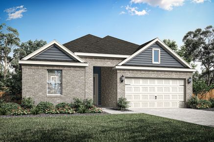 Rendeirng of the beautiful, one-story Reed floor plan.