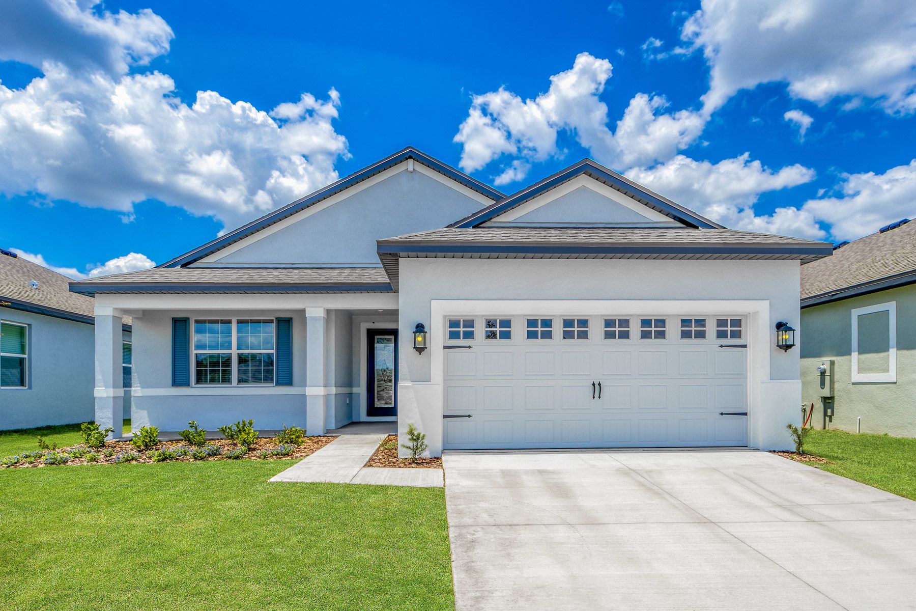 Enjoy this beautiful exterior with professional landscaping!