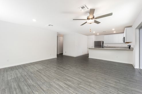Enjoy entertianing family and friends with this open-concept living area.