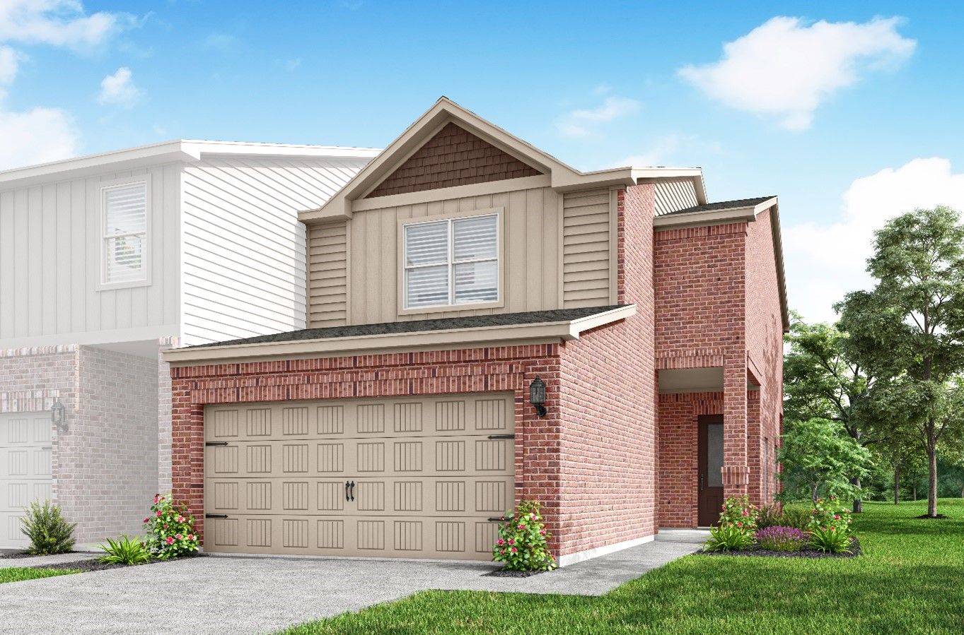 The Caspian is a beautiful, two-story home.