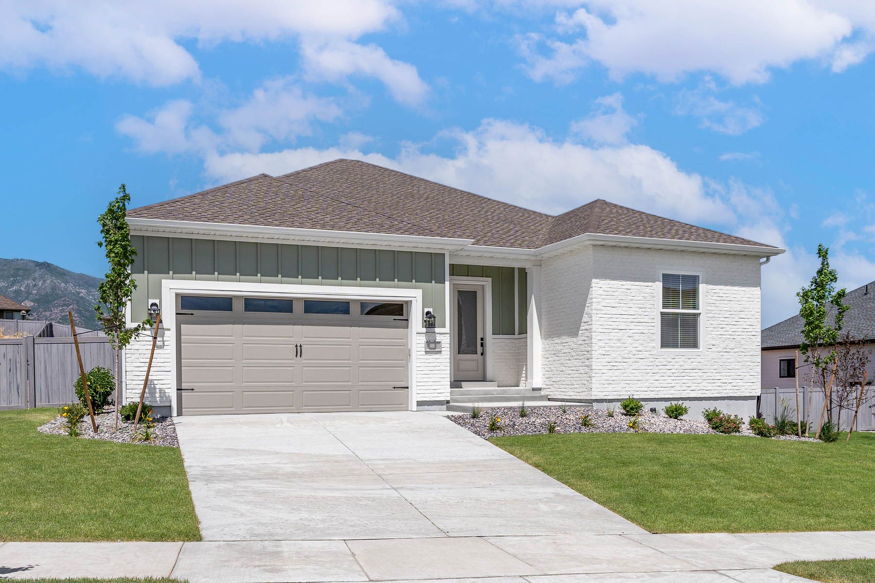 This home has great curb appeal with professional landscaping.
