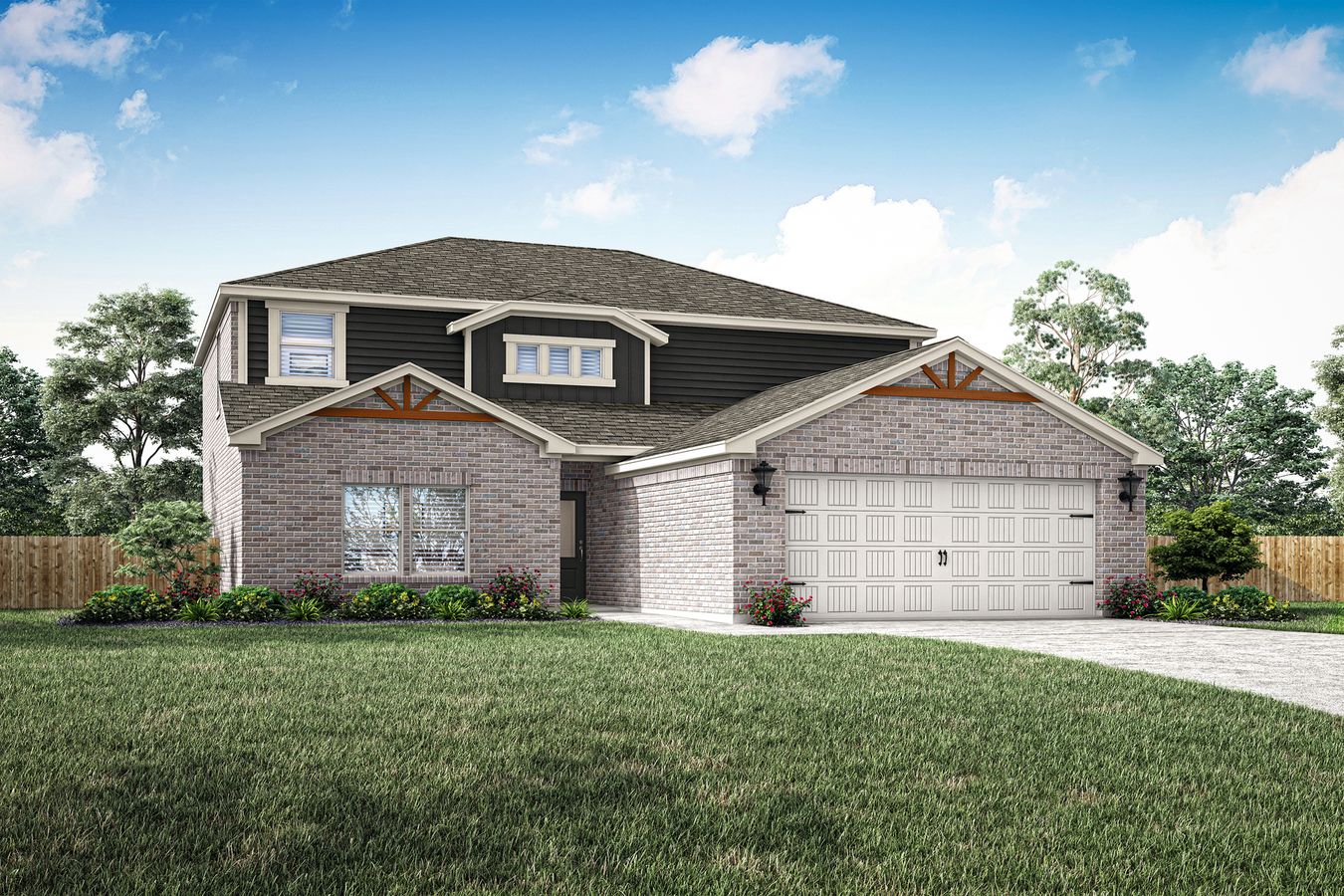 The Murray is a beautiful, two-story home.