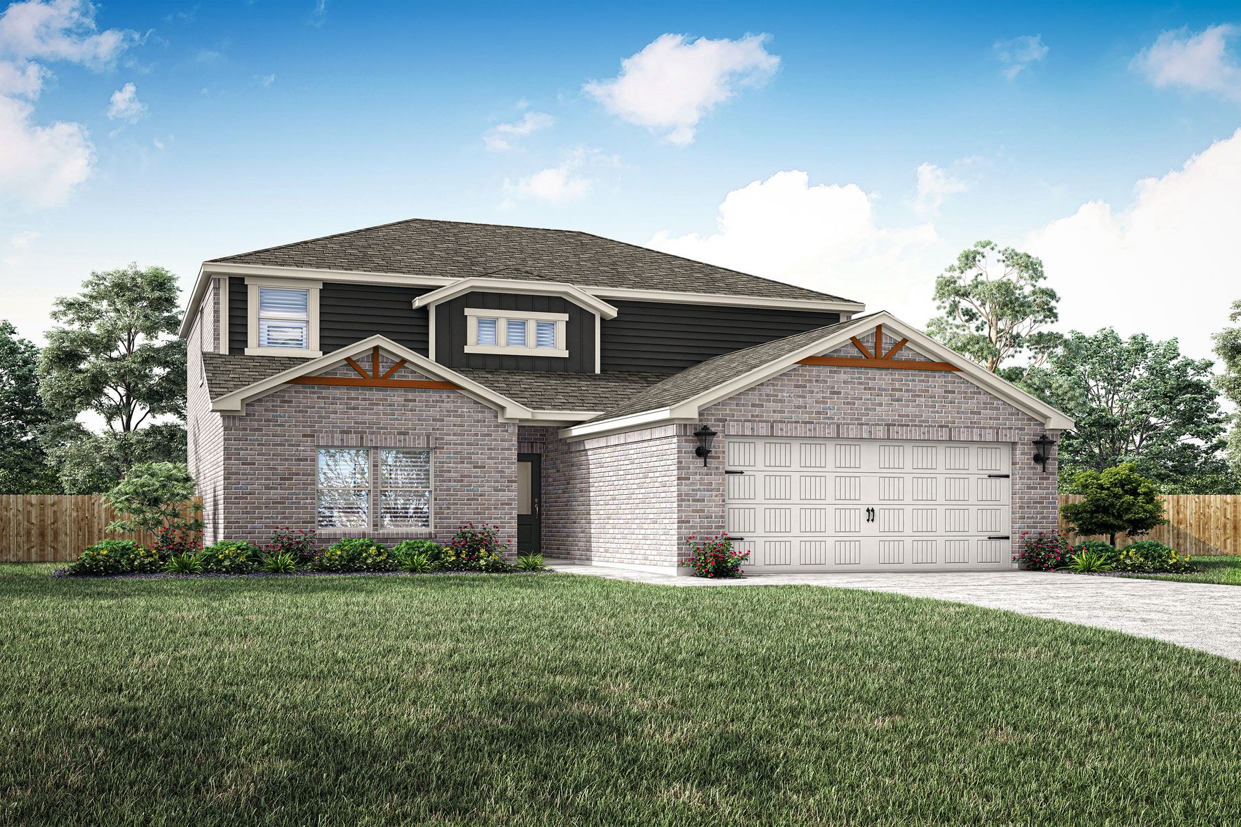 The Murray is a beautiful, two-story home.